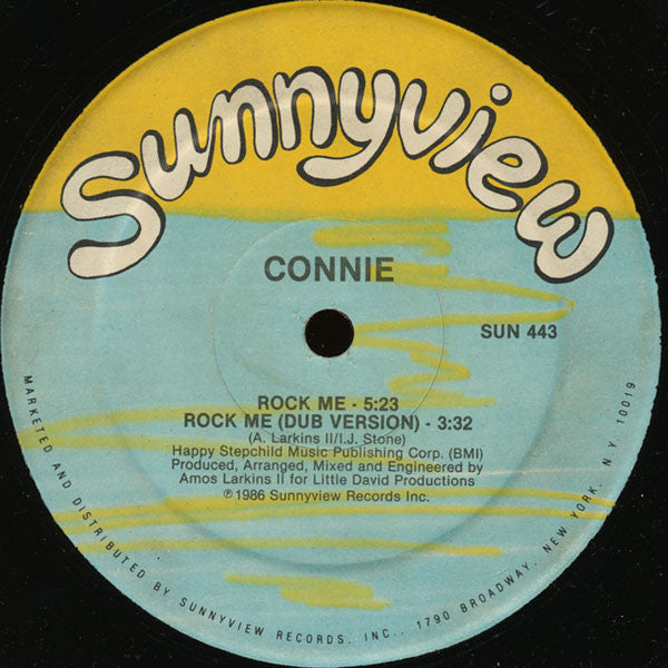 Connie : Rock Me / I Can't Stop (12")