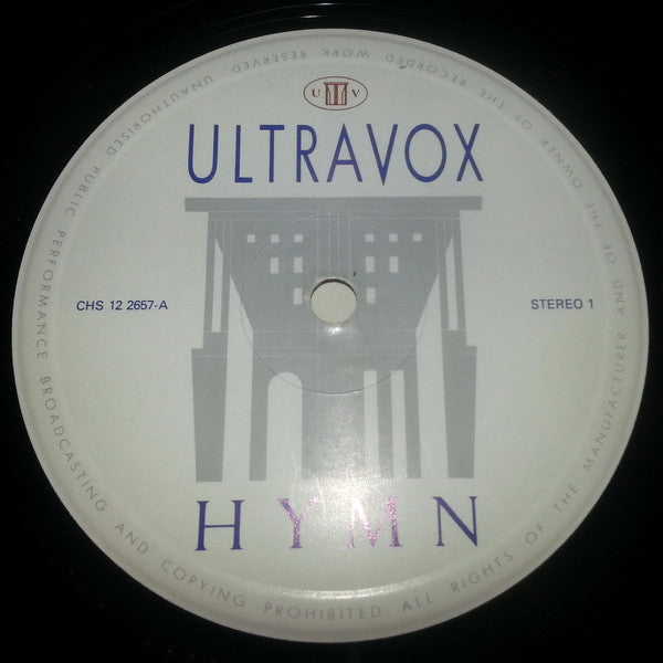 Ultravox : Hymn (12", Single)