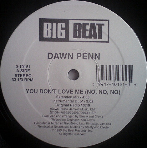Dawn Penn : You Don't Love Me (No, No, No) (12")