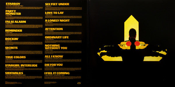 The Weeknd : Starboy (2xLP, Album, Yel)